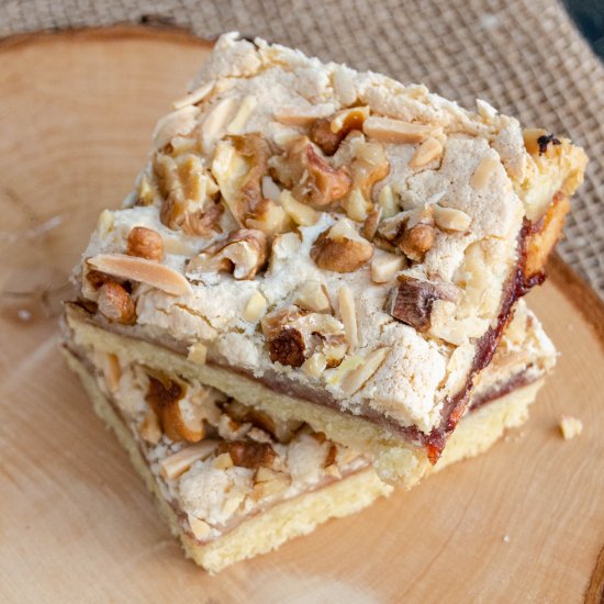 Almond Meringue Bars