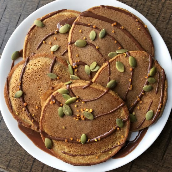 Pumpkin Cassava Pancakes