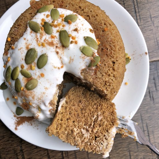 Pumpkin Protein Mug Cake