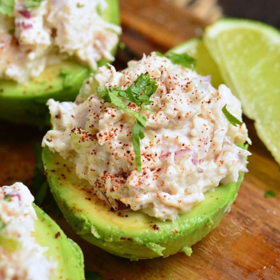 Chicken Salad Stuffed Avocados