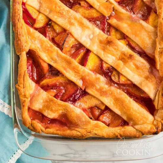 Deep Dish Peach Pie