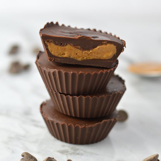 Almond Butter Chocolate Cups