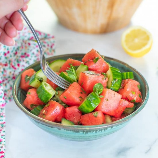 Watermelon Mint Salad