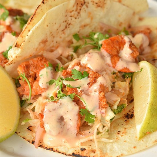 Spicy Shrimp Tacos