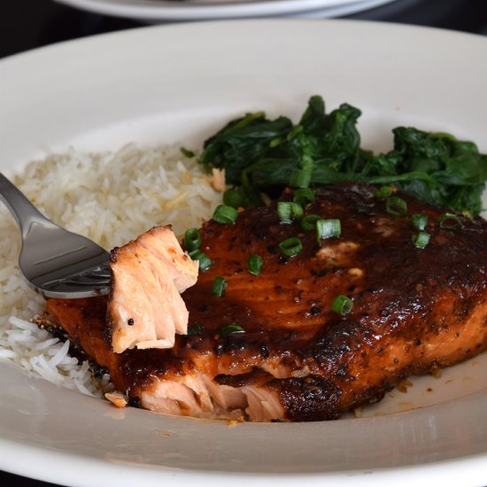 Orange & Ginger Asian-Glazed Salmon