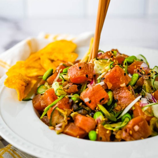 Ahi Tuna Poke Appetizer