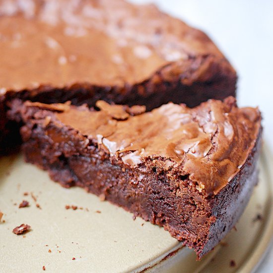 Gooey brownie pie