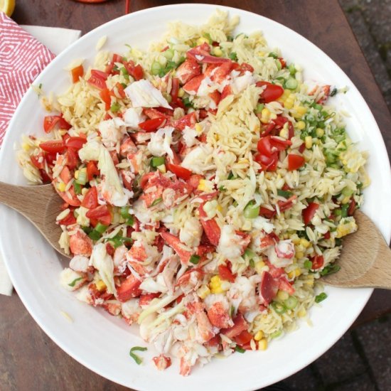 Lobster Orzo Pasta Salad