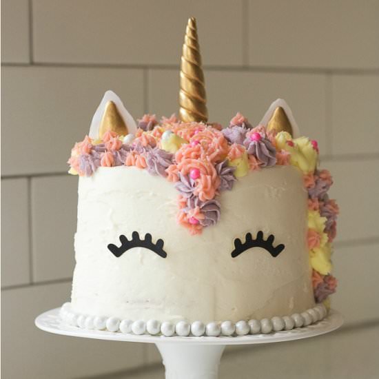 Unicorn Rainbow Cake