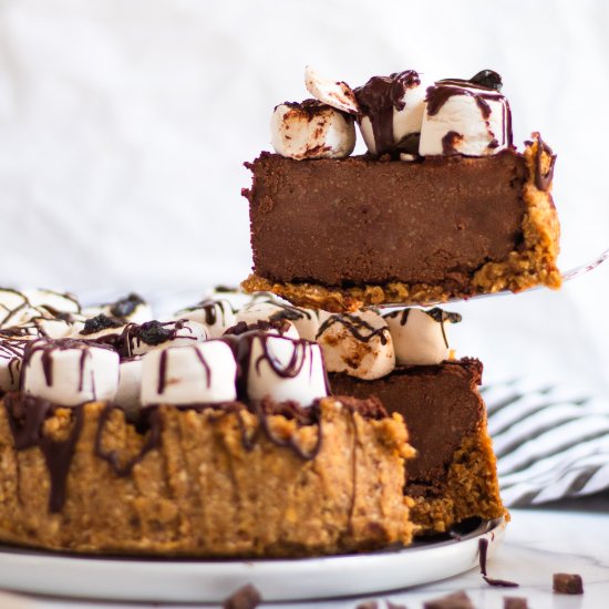 Vegan S’mores Pie (Gluten Free)