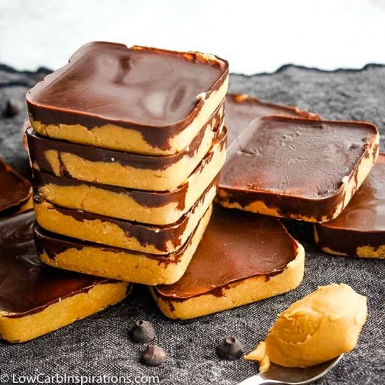 Keto Chocolate Peanut Butter Bars