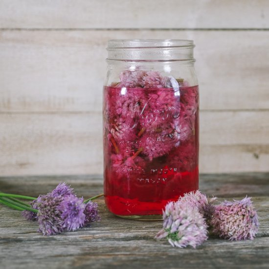 Chive Blossom Vinegar