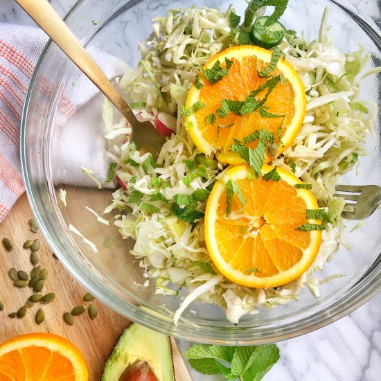 Easy Citrus Slaw Salad