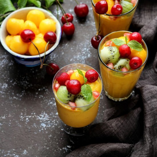 Oats Mango Pudding