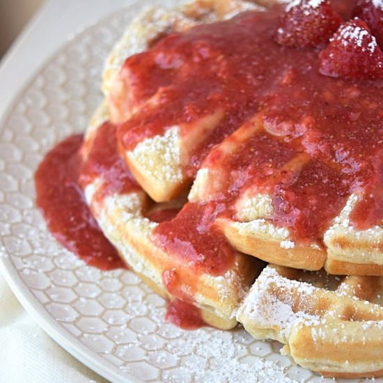 Gluten free Oat flour Waffles