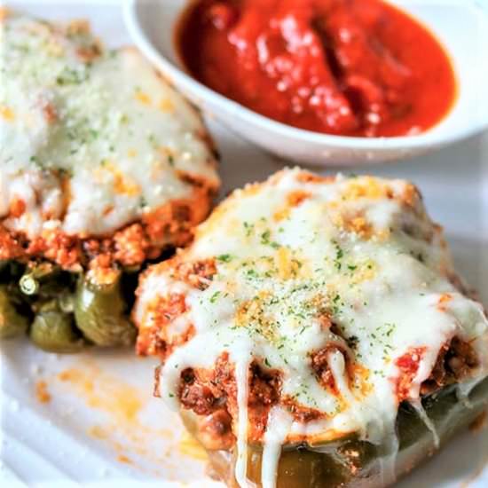 Lasagna Stuffed Peppers