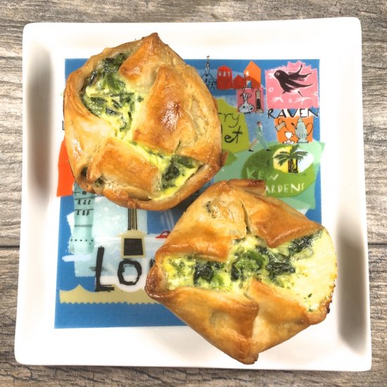 Spinach Goat Feta Puff Pastry