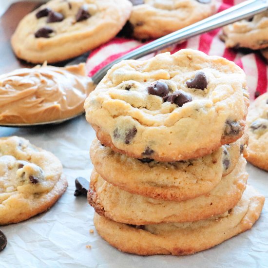 Peanut Butter Chocolate Chip Cookie