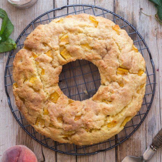 Easy Summer Peach Cake