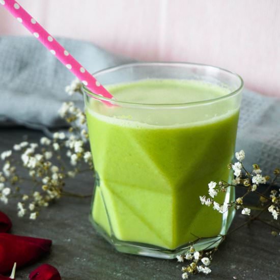 Easy Melon Oat Smoothie