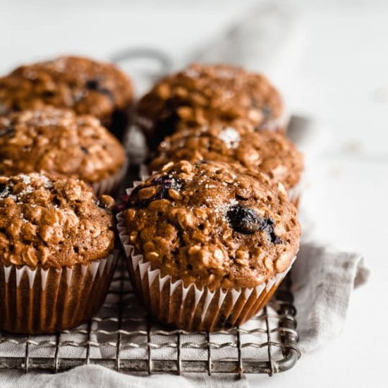 Vegan Blueberry Muffins