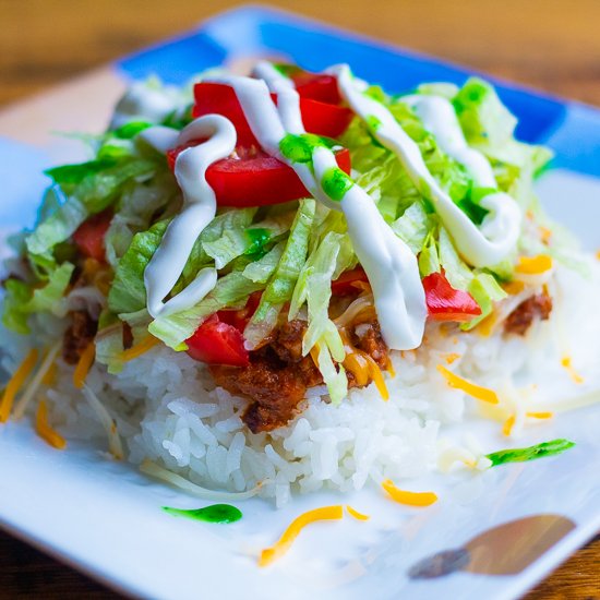 Okinawan Taco Rice