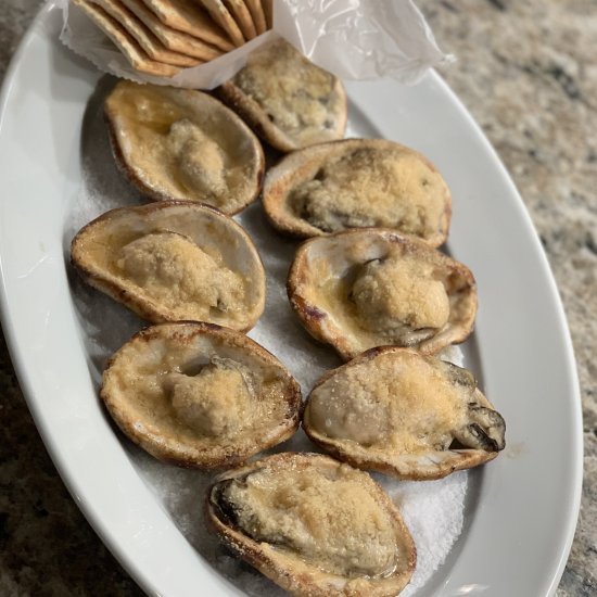 Char-grilled Oysters