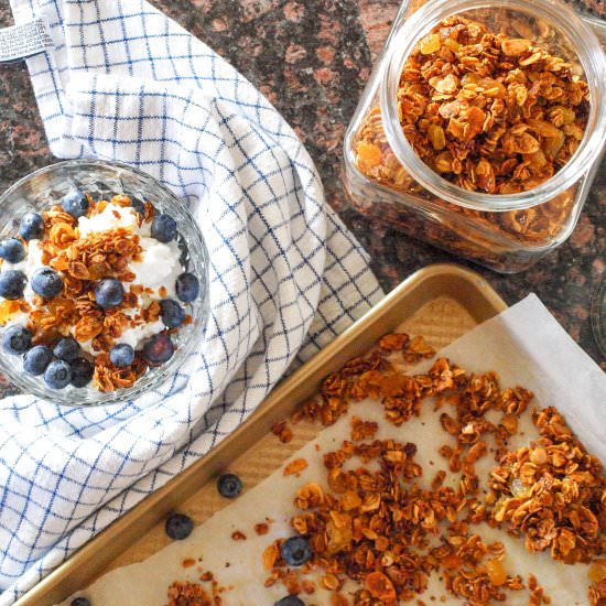 Crunchy Turmeric Granola