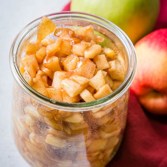 EASY HOMEMADE APPLE PIE FILLING