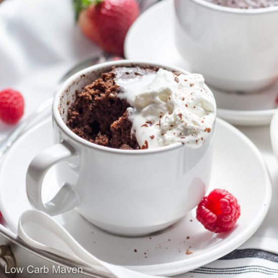 Keto Chocolate Mug Cake