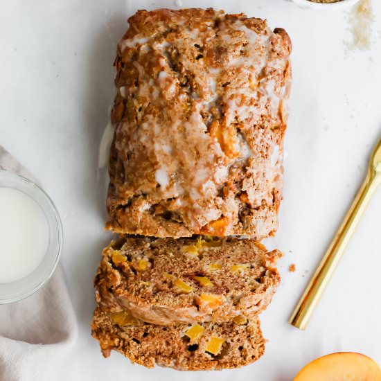 Cinnamon Peach Bread