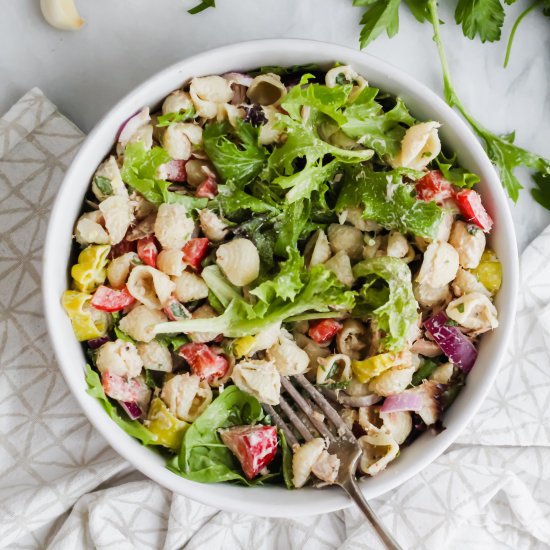 Loaded Tuna Pasta Salad