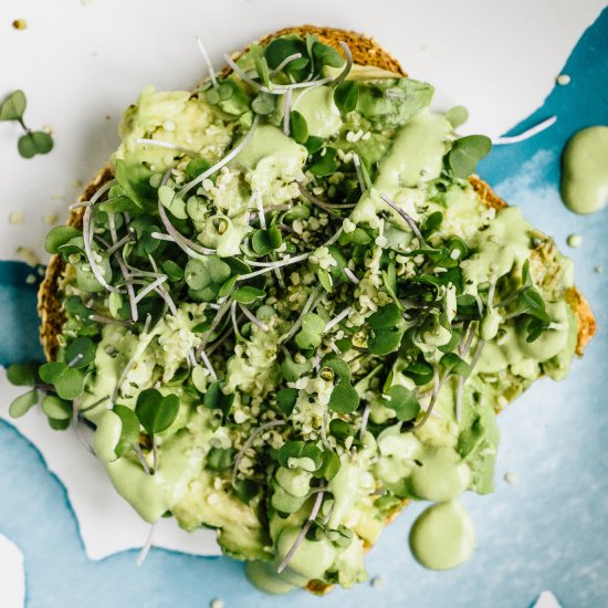 Green Goddess Avocado Toast