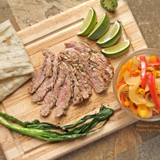 Carne Asada with Fajita Vegetables