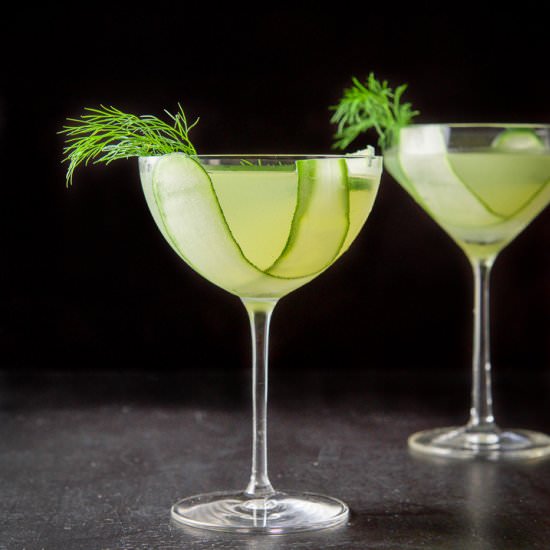 Cucumber Dill Martini