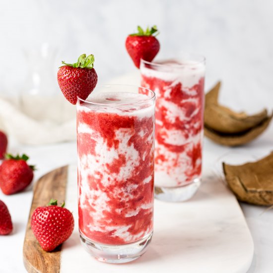 Homemade Korean Strawberry Milk