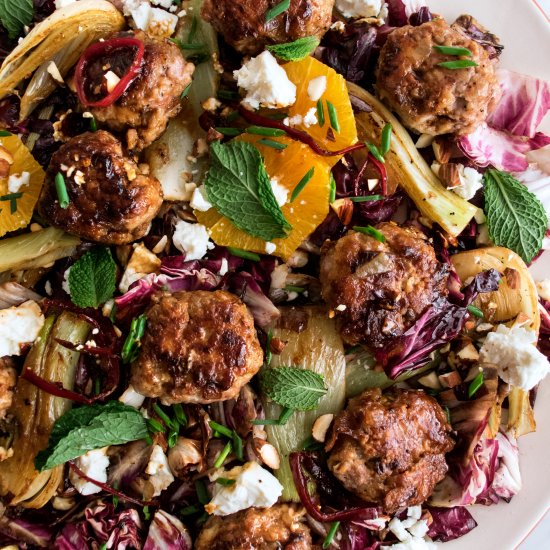 Fennel Orange Pork Meatballs