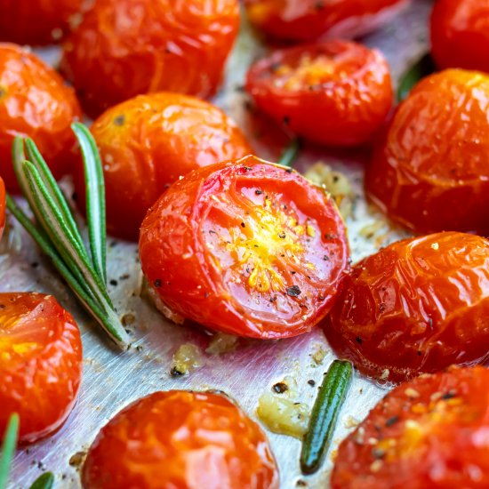 Easy Oven-Roasted Cherry Tomatoes