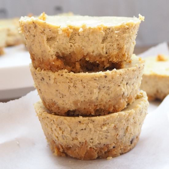 Earl Grey Lavender Cheesecake Bites