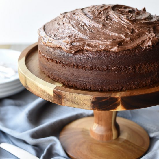 QUICK-MIX CHOCOLATE CAKE WITH CHOCO