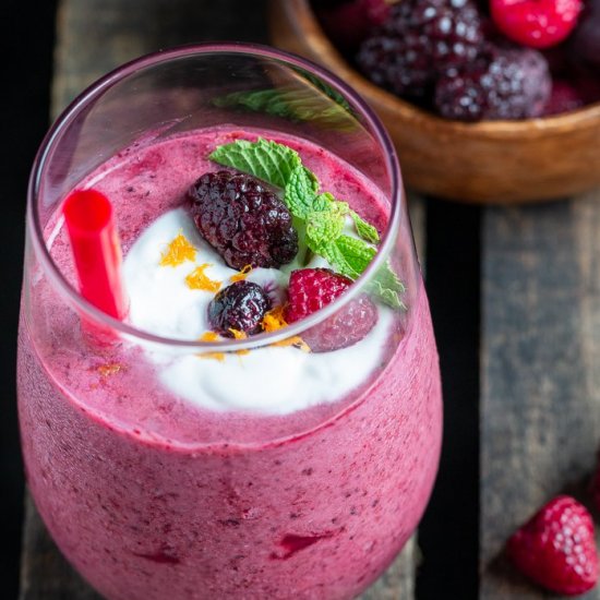 Berry Cherry Smoothie Blast