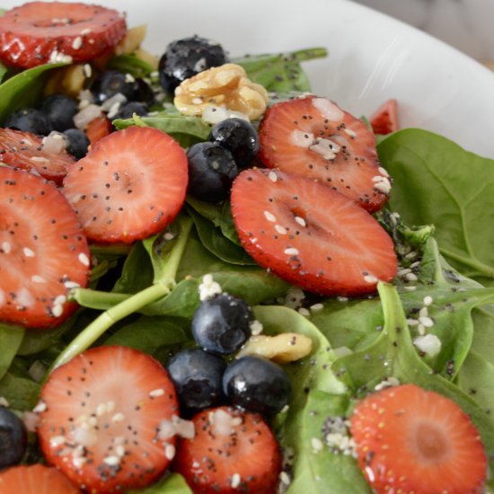 Strawberry Spinach Salad