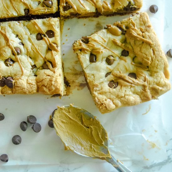 Cookie Butter Chocolate Cookie Bars