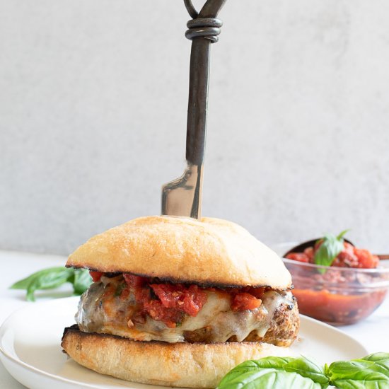 Parmesan Provolone Burgers