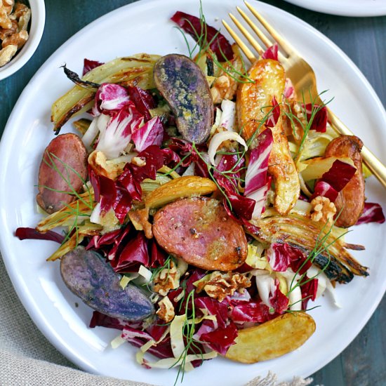 Roasted Fennel and Potato salad