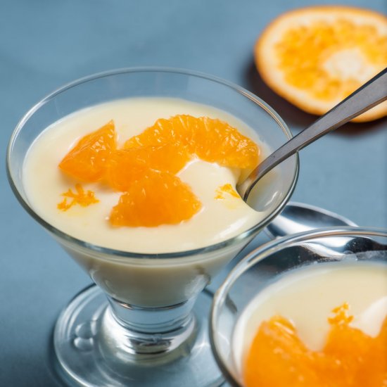 Tangerine Posset