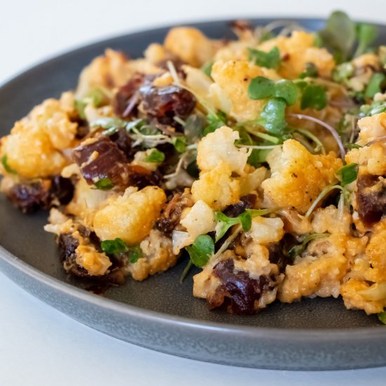 Cauliflower with Harissa Sauce