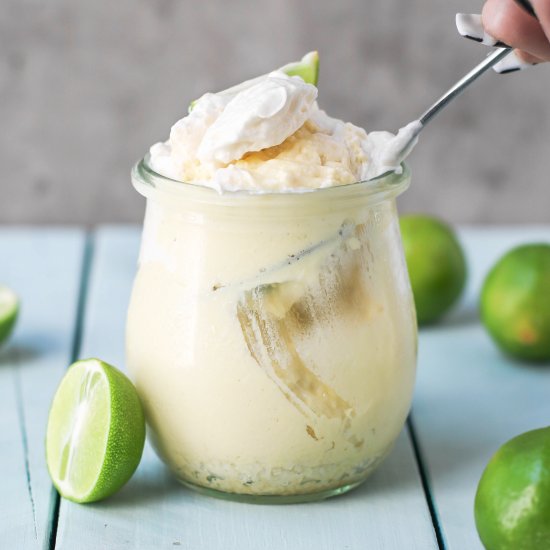 Healthy Key Lime Pie Cups