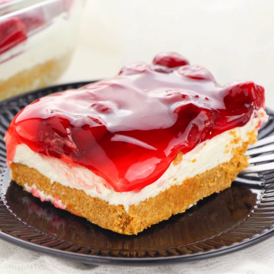 No Bake Cherry Cheesecake