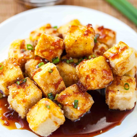 CRISPY TERIYAKI TOFU